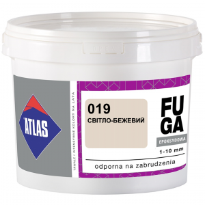 Фуга  ATLAS EPOKSYDOWA  (1-10мм) 019 світло-бежевий 5кг Фуга  ATLAS EPOKSYDOWA  (1-10мм) 019 світло-бежевий 5кг