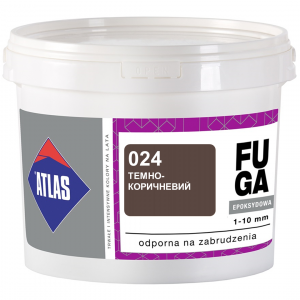 Фуга  ATLAS EPOKSYDOWA  (1-10мм) 024 темно-коричневий 5кг Фуга  ATLAS EPOKSYDOWA  (1-10мм) 024 темно-коричневий 5кг