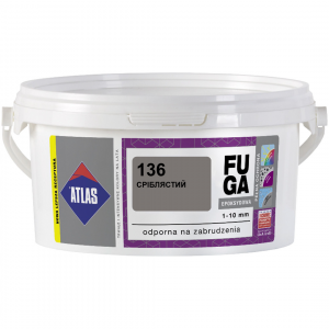 Фуга  ATLAS EPOKSYDOWA  (1-10мм) 136 срібний 2кг Фуга  ATLAS EPOKSYDOWA  (1-10мм) 136 срібний 2кг