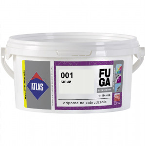 Фуга  ATLAS EPOKSYDOWA  (1-10мм) 001 біла 2кг Фуга  ATLAS EPOKSYDOWA  (1-10мм) 001 біла 2кг