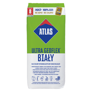 Клей для плитки еластичний білий ATLAS GEOFLEX ULTRA BIALY  22,5 кг