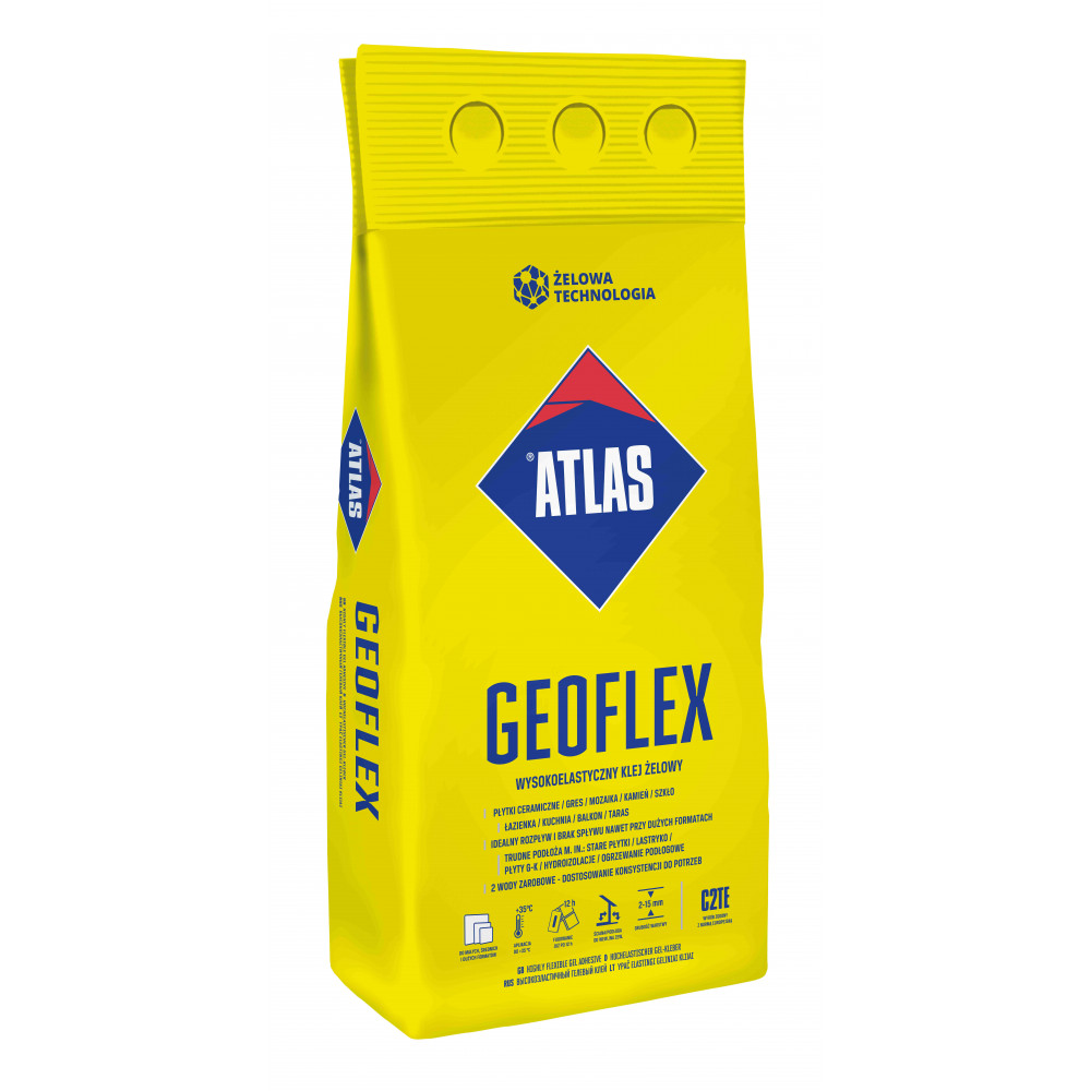Клей для плитки ATLAS GEOFLEX  5кг Клей для плитки ATLAS GEOFLEX  5кг