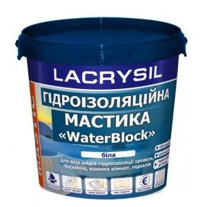 Гидроизоляционная мастика Лакрисил акриловая суперэластичная (12,0кг) Гидроизоляционная мастика Лакрисил акриловая суперэластичная (12,0кг)
