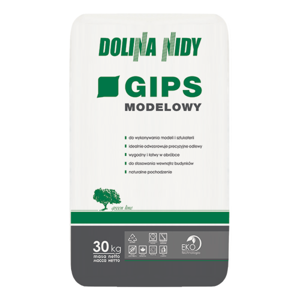 Гіпс моделювальний ATLAS DOLINA NIDY 30кг Гіпс моделювальний ATLAS DOLINA NIDY 30кг