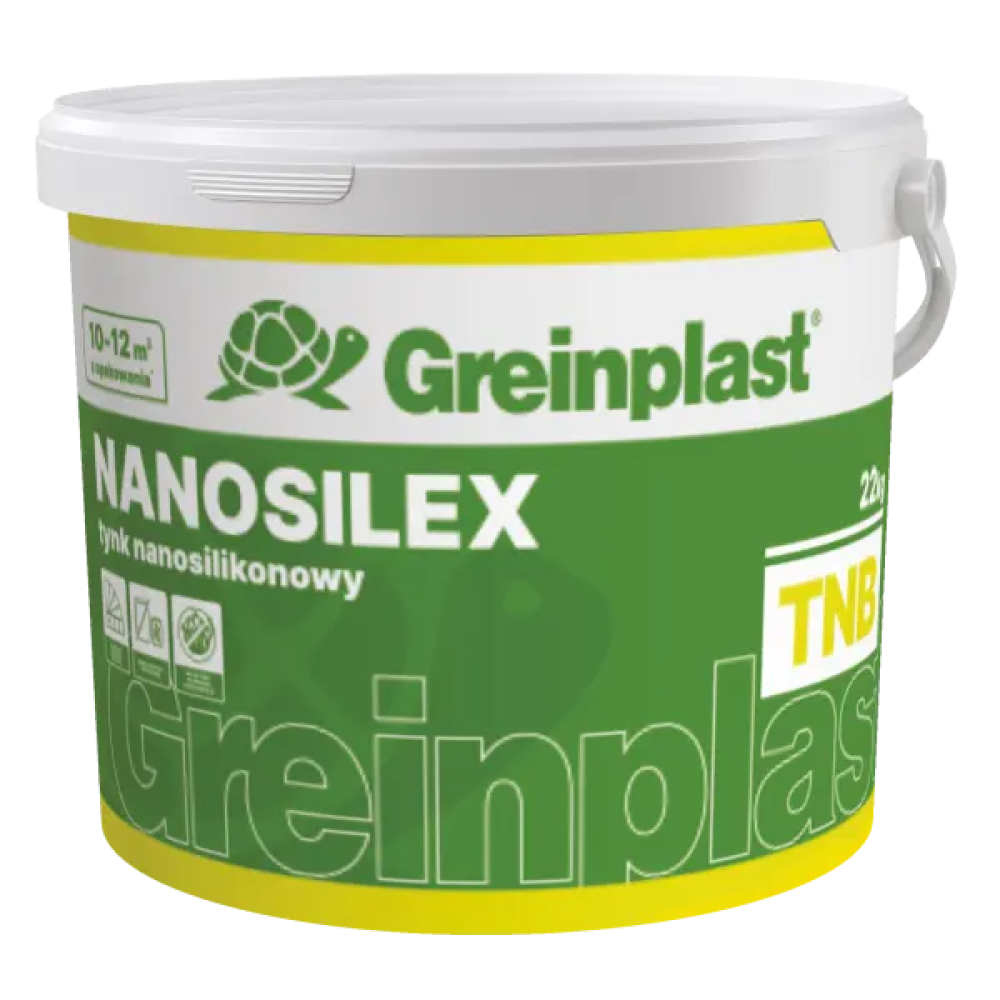 Штукатурка наносиликоновая белая, барашек GREINPLAST TNB,  22кг Штукатурка наносиликоновая белая, барашек GREINPLAST TNB,  22кг