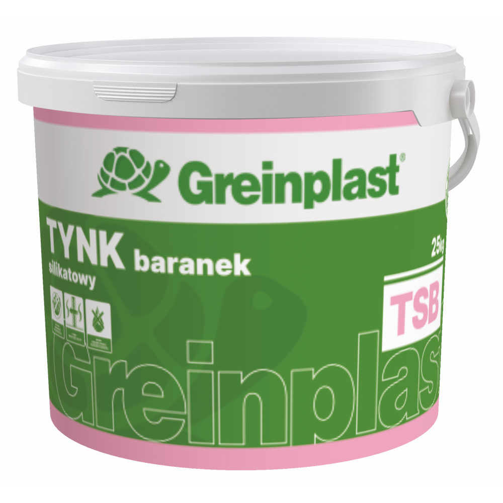 Штукатурка силикатная барашек 1,5 мм GREINPLAST TSB база (А)  25кг Штукатурка силикатная барашек 1,5 мм GREINPLAST TSB база (А)  25кг