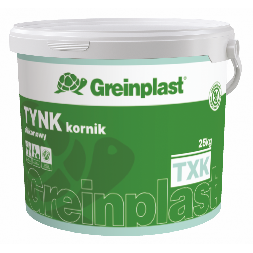 Штукатурка силиконовая короед 2,0 мм GREINPLAST TXK  25кг Штукатурка силиконовая короед 2,0 мм GREINPLAST TXK  25кг