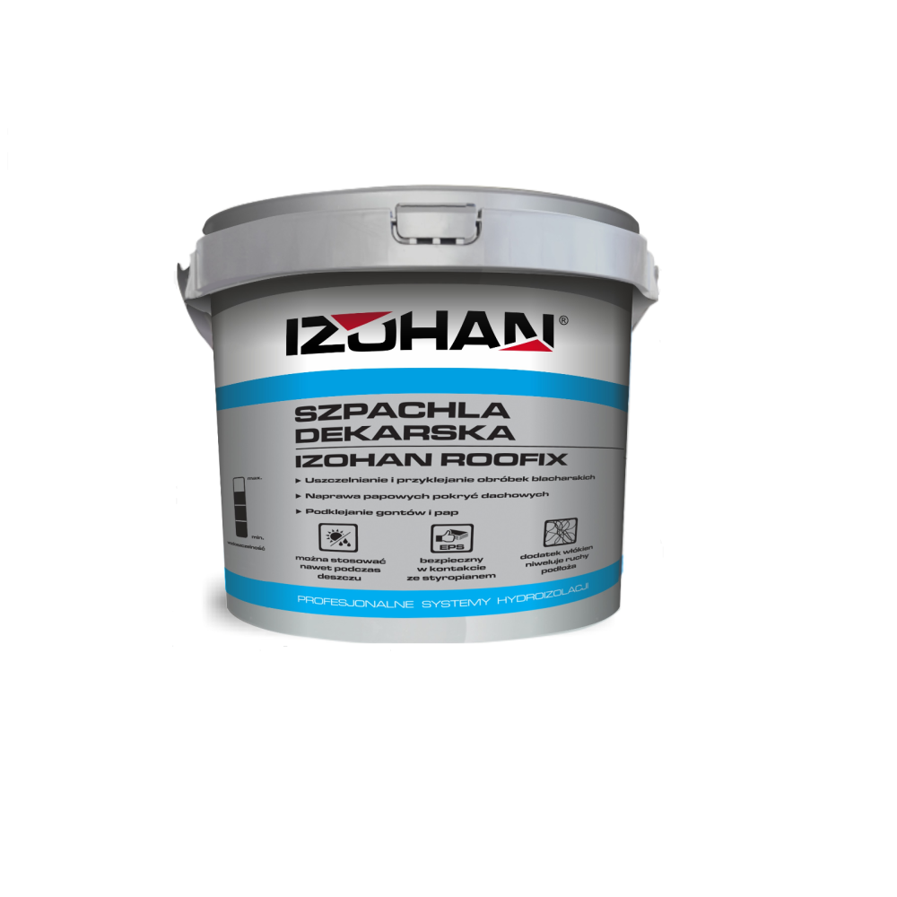 Шпаклівка для даху ремонтна  ІZOHAN ROOFIX  1кг. Шпаклівка для даху ремонтна  ІZOHAN ROOFIX  1кг.