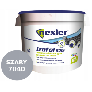 Фарба для даху NEXLER Izofol Roof сірий (7040) 10кг. Фарба для даху NEXLER Izofol Roof сірий (7040) 10кг.