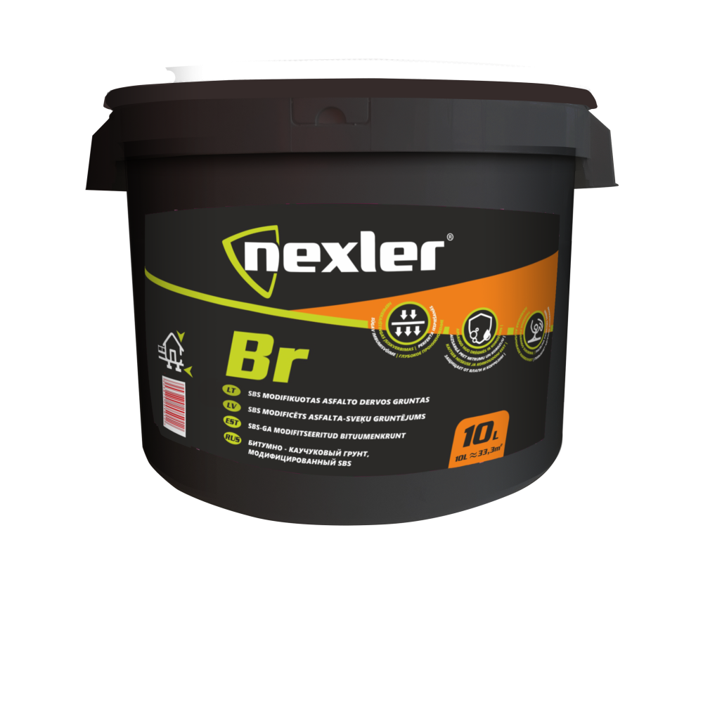 Грунтовка бітумна  IZOHAN NEXLER BR  10л Грунтовка бітумна  IZOHAN NEXLER BR  10л