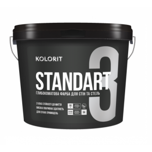 Фарба Колорит Standart 3 База  А 4,5л Фарба Колорит Standart 3 База  А 4,5л
