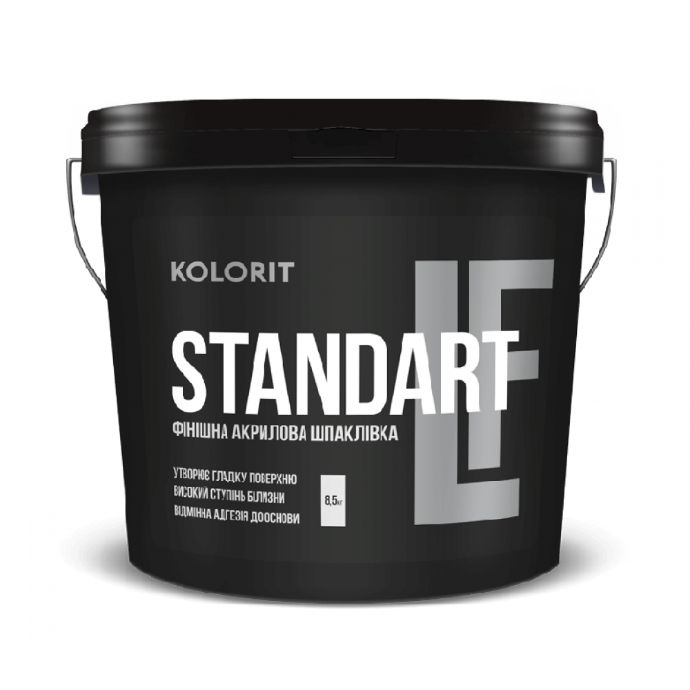 Фінішна акрилова шпаклівка Standart LF Колорит 1,7кг. Фінішна акрилова шпаклівка Standart LF Колорит 1,7кг.