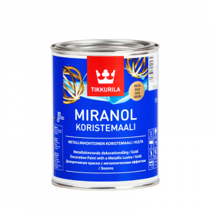 Миранол TIKKURILA эмаль алкидная декор золото 1л Миранол TIKKURILA эмаль алкидная декор золото 1л