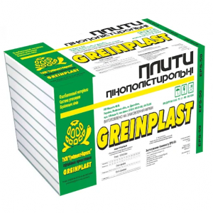Пінопласт (EPS еко 50)  GREINPLAST (0,5-1м) 20мм Пінопласт (EPS еко 50)  GREINPLAST (0,5-1м) 20мм