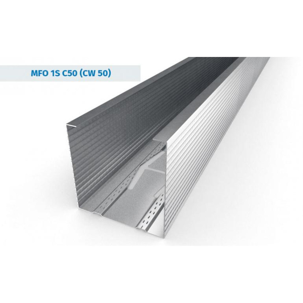 Профіль для гіпсокартону CW 50 / 0.45 мм MFO PL 3м Профіль для гіпсокартону CW 50 / 0.45 мм MFO PL 3м