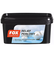Декоративна штукатурка FOX DEKORATOR RELIEF PERLOWY  UA WHITE 0004 1кг