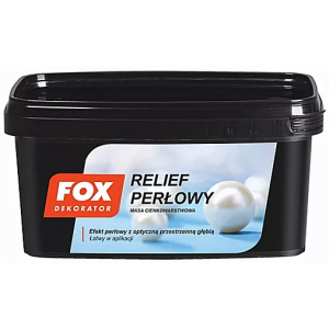 Декоративна штукатурка FOX DEKORATOR RELIEF PERLOWY  UA WHITE 0004 1кг Декоративна штукатурка FOX DEKORATOR RELIEF PERLOWY  UA WHITE 0004 1кг