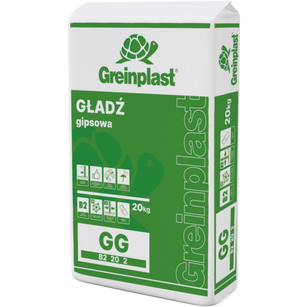 Шпаклівка гіпсова фінішна GG GREINPLAST 20кг Шпаклівка гіпсова фінішна GG GREINPLAST 20кг