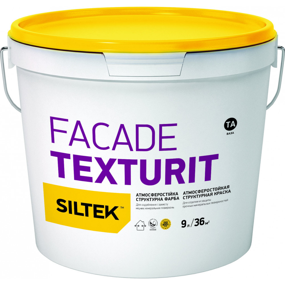 Фарба структурна Fasade Texturit, база ТА Сілтек 9л Фарба структурна Fasade Texturit, база ТА Сілтек 9л