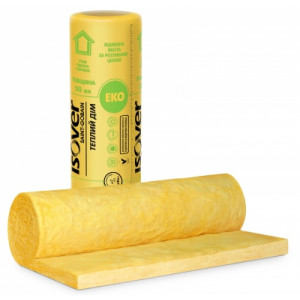 Скловата ISOVER Теплий дім  50х1220х7000 (17,08м2) Скловата ISOVER Теплий дім  50х1220х7000 (17,08м2)