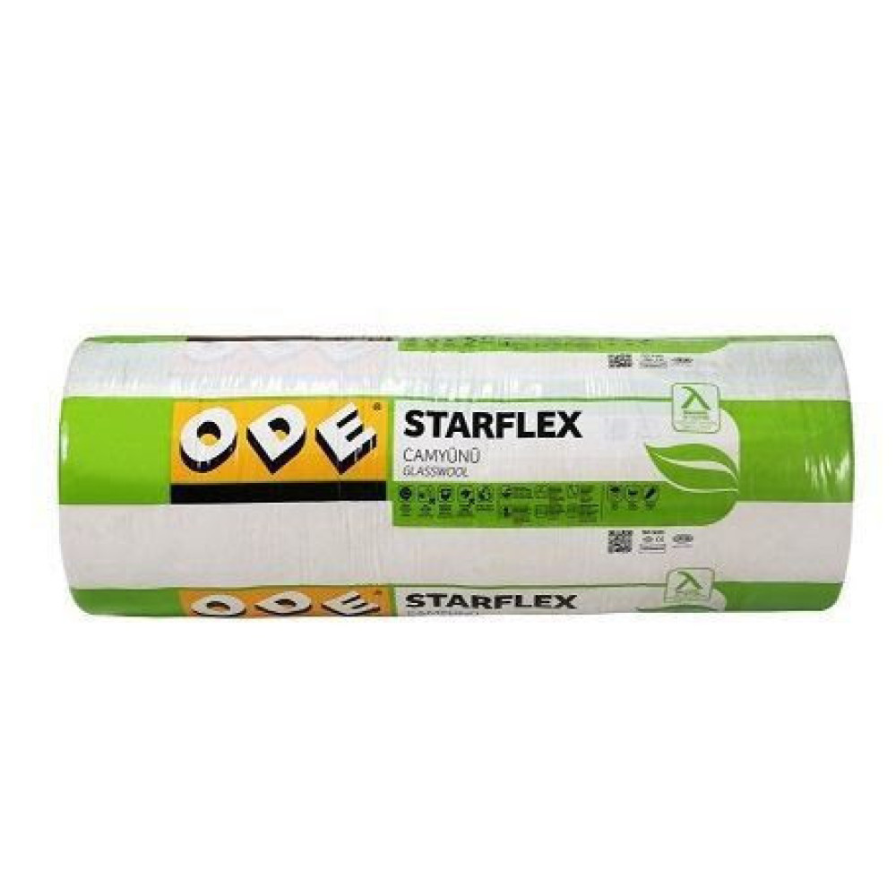 Скловата STARFLEX  (2*50мм*1200*6250 (15м.кв.)) Скловата STARFLEX  (2*50мм*1200*6250 (15м.кв.))