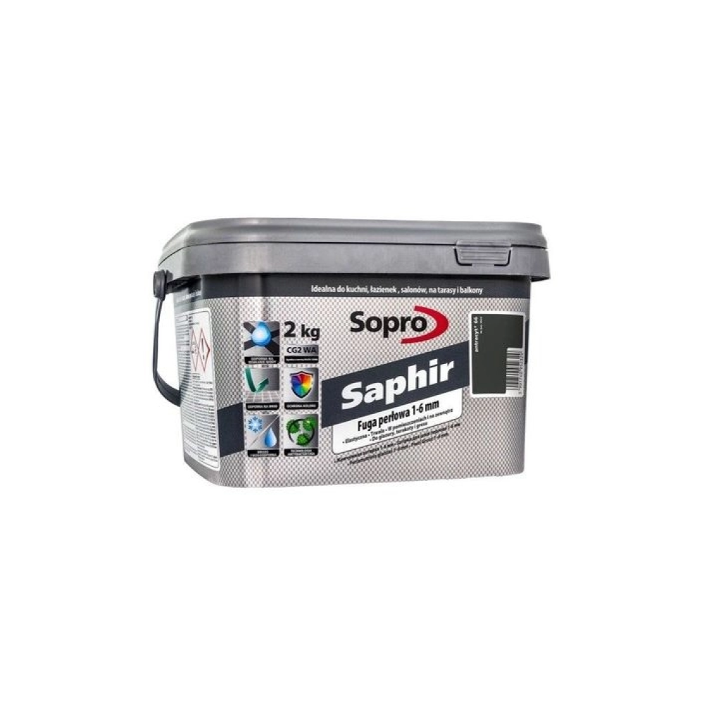 Фуга SOPRO SAPHIR 66 антрацит  2кг Фуга SOPRO SAPHIR 66 антрацит  2кг