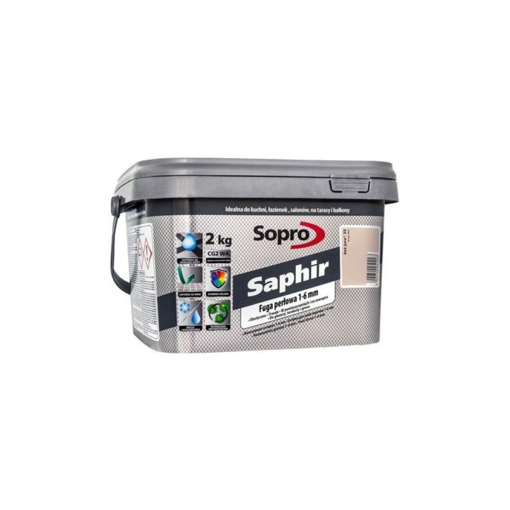 Фуга SOPRO SAPHIR 33 сапфір беж юрський 2кг Фуга SOPRO SAPHIR 33 сапфір беж юрський 2кг