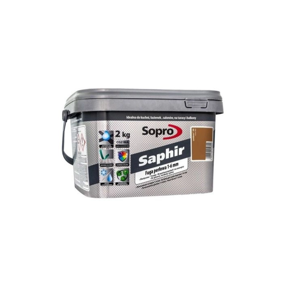 Фуга SOPRO SAPHIR 58 умбра  2кг Фуга SOPRO SAPHIR 58 умбра  2кг