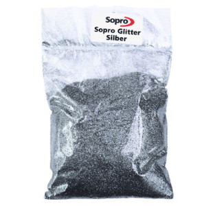 Блискітки декоративні Глітер SOPRO 1020 сріблястий 100гр Блискітки декоративні Глітер SOPRO 1020 сріблястий 100гр