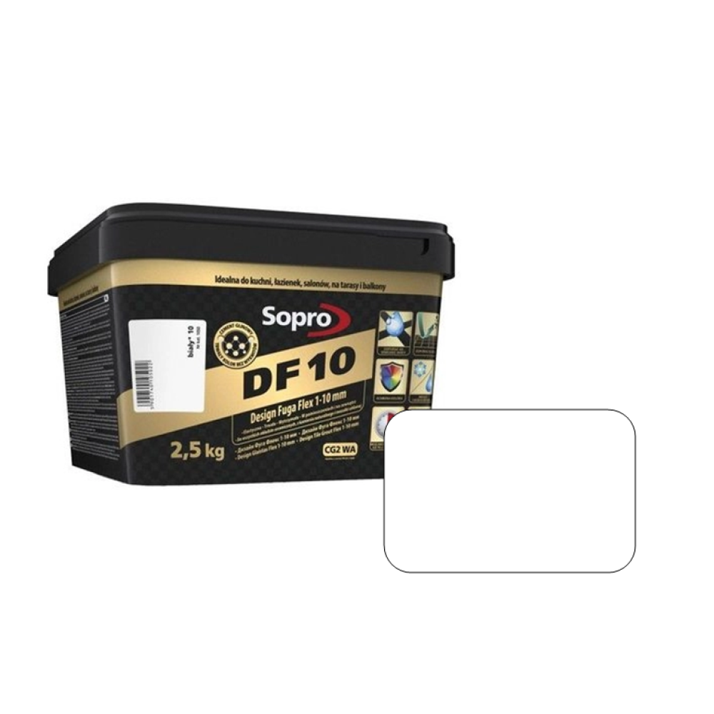 Фуга SOPRO DF10 10 білий 2,5кг Фуга SOPRO DF10 10 білий 2,5кг