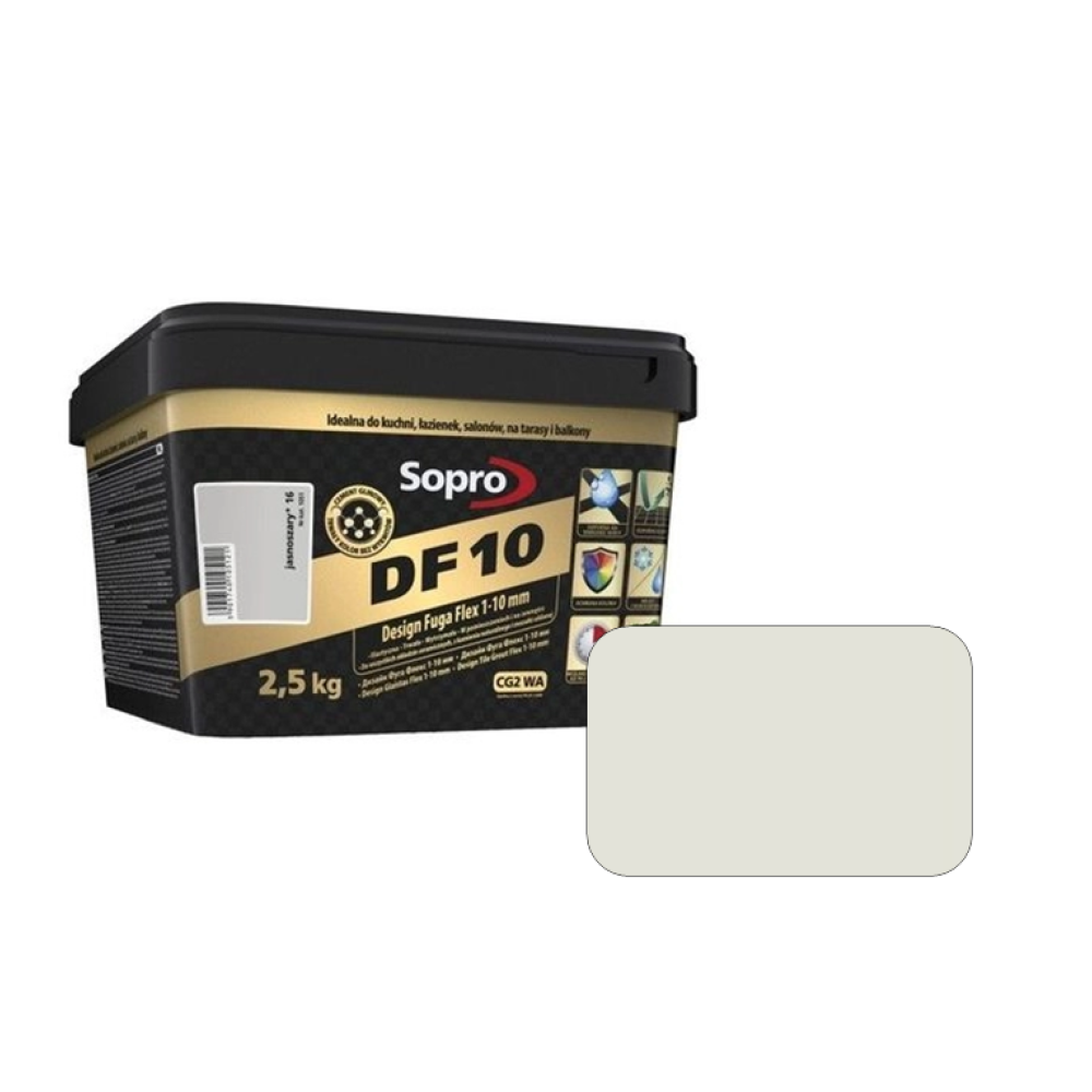 Фуга SOPRO DF10 16 світло-сірий 2,5кг   Фуга SOPRO DF10 16 світло-сірий 2,5кг