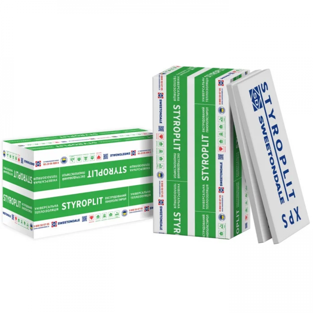 Екструдований пінополістирол СТИРОПЛИТ  35 1180*580*20/20л Екструдований пінополістирол СТИРОПЛИТ  35 1180*580*20/20л