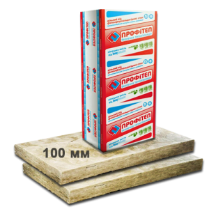 Скловата ПРОФІТЕП 100*610*1230мм 6м2  Скловата ПРОФІТЕП 100*610*1230мм 6м2