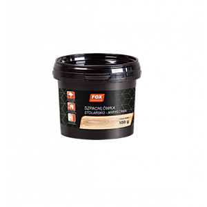 Шпаклівка для дерева FOX DEKORATOR столярна акрилова горіх 150г Шпаклівка для дерева FOX DEKORATOR столярна акрилова горіх 150г