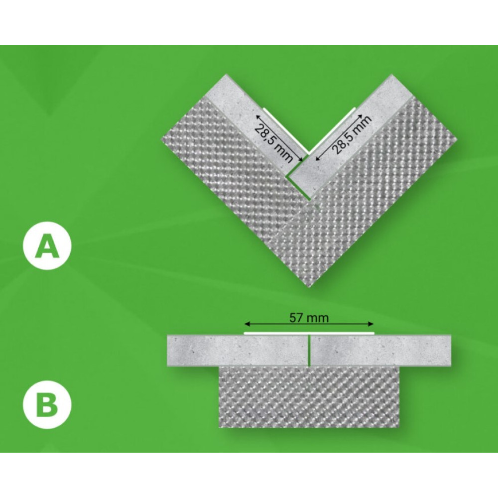 Стрічка американка композитна для гіпсокартону Strait Flex MEDIUM, зелена, 30 м Стрічка американка композитна для гіпсокартону Strait Flex MEDIUM, зелена, 30 м
