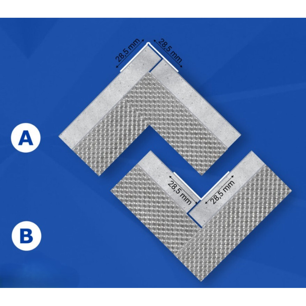 Стрічка американка композитна для гіпсокартону Strait Flex UNO-BEAD, синя, 10 м  Стрічка американка композитна для гіпсокартону Strait Flex UNO-BEAD, синя, 10 м