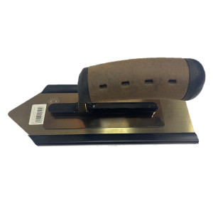 Терка VENETIAN ЗОЛОТО закал нерж.сталь шкір.ручка 240х197х86х0,3мм Терка VENETIAN ЗОЛОТО закал нерж.сталь шкір.ручка 240х197х86х0,3мм