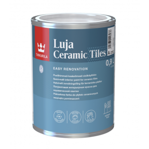 Краска для керамической плитки Tikkurila Luja Ceramic Tiles, базис С  0.9 л Краска для керамической плитки Tikkurila Luja Ceramic Tiles, базис С  0.9 л