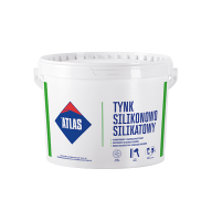 Штукатурка декоративна силіконово-силікатна ATLAS, баранек, 2,0 мм, база біла  25кг