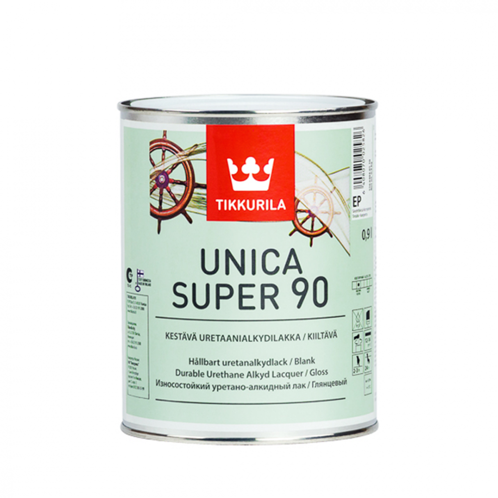 Уніка супер глянцевий лак TIKKURILA 0,9л Уніка супер глянцевий лак TIKKURILA 0,9л