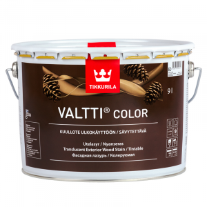 Лазур фасадна TIKKURILA Валтті колор базис ЕС безколірний 9л Лазур фасадна TIKKURILA Валтті колор базис ЕС безколірний 9л