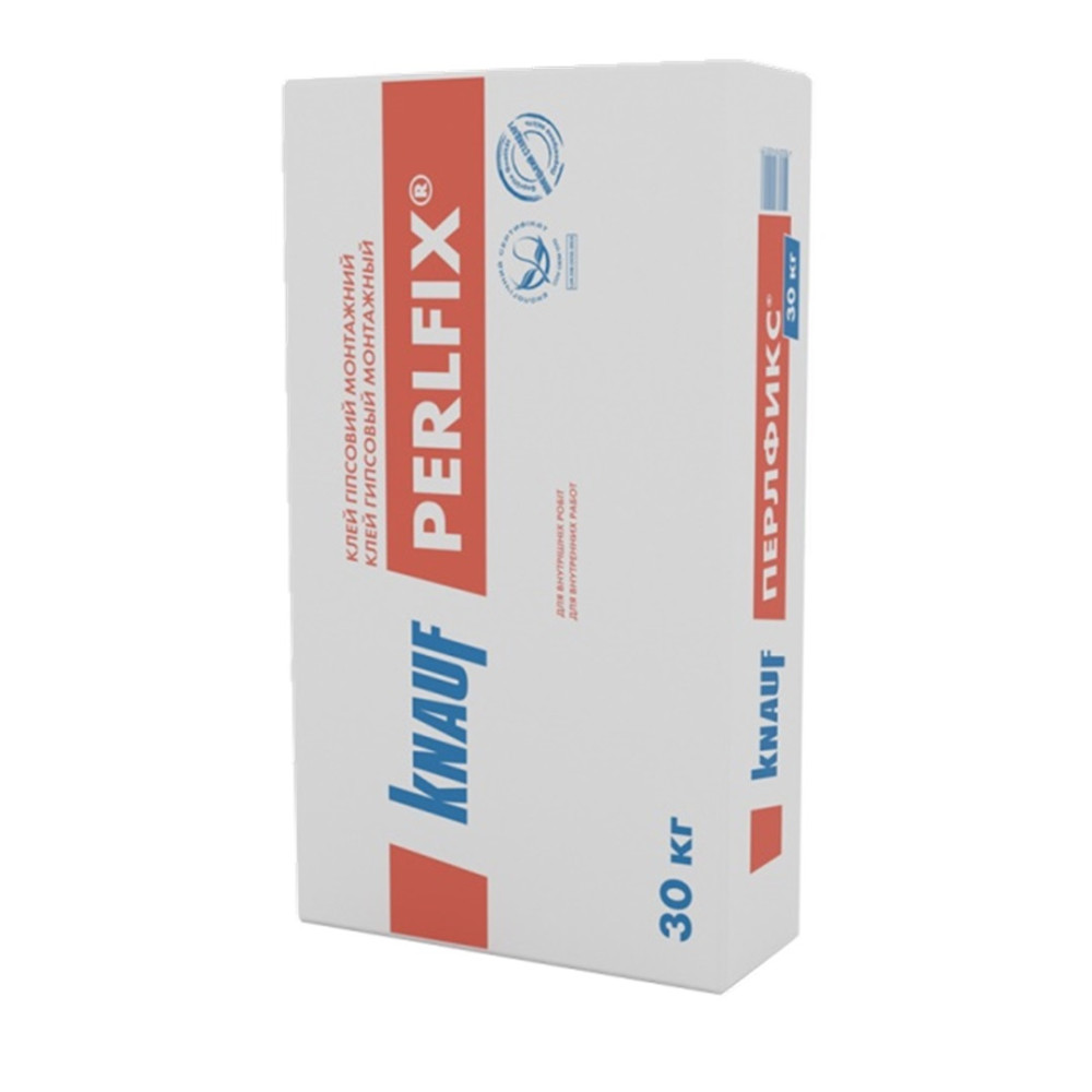 Клей сухий монтажний Перлфікс, KNAUF 30 кг Клей сухий монтажний Перлфікс, KNAUF 30 кг
