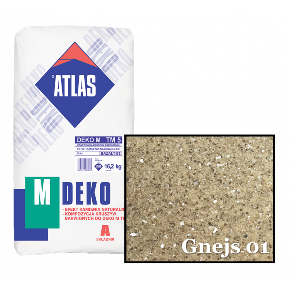 Композиція крихти для мозаїчної штукатурки - ефект GNEJS 01 ATLAS DEKO M ТМ5 16,2кг. Композиція крихти для мозаїчної штукатурки - ефект GNEJS 01 ATLAS DEKO M ТМ5 16,2кг.