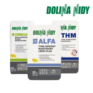 Шпаклівки та штукатурки DOLINA NIDY