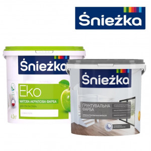 Фарби інтер'єрні SNIEZKA (Снєжка)